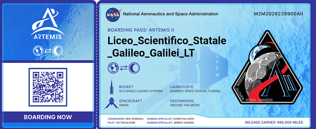 boarding pass per la luna sito